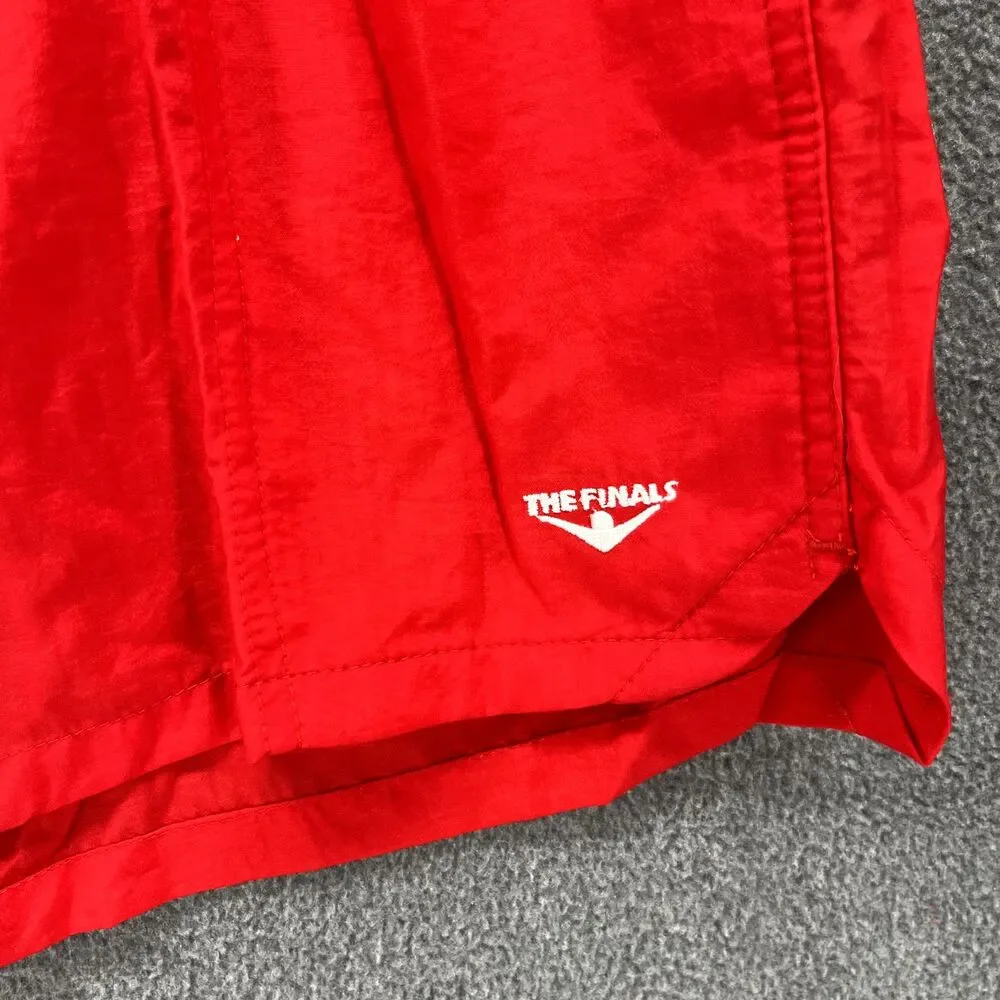 The Finals Swim Shorts‎ Mens XXL Red Trunk Deck with Back Pocket